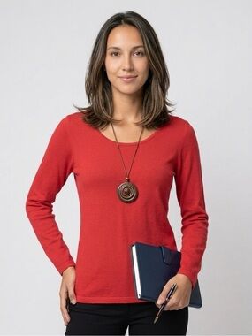Eileen Fisher Vivid Knit Top Size Small